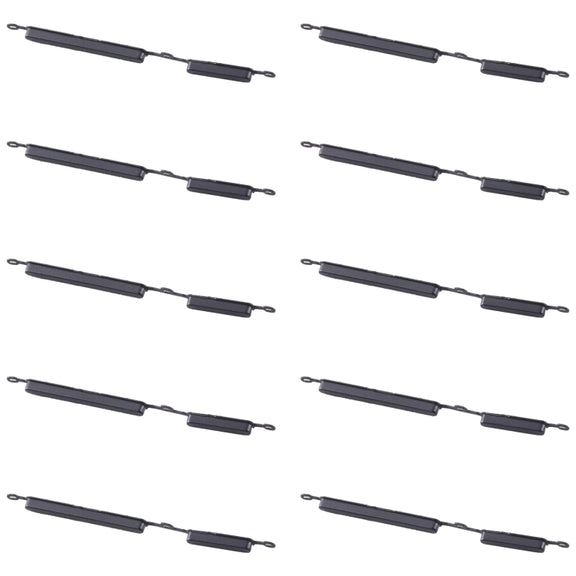 For Samsung Galaxy A03 SM-A035 10pcs Power Button + Volume Control Button(Black)