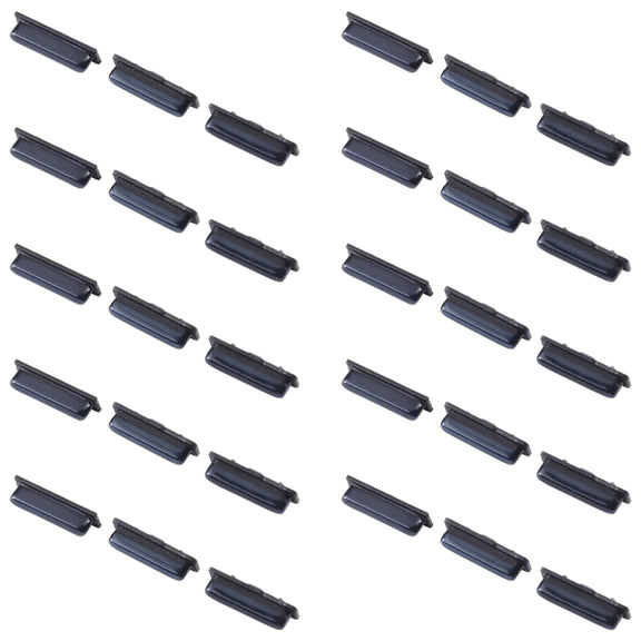 For Samsung Galaxy A7 2018 SM-A750 10pcs Power Button + Volume Control Button(Black)