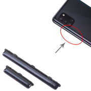 For Samsung Galaxy A41 SM-A415 10pcs Power Button + Volume Control Button(Black)