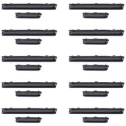 For Samsung Galaxy A20 SM-A205 10pcs Power Button + Volume Control Button(Black)