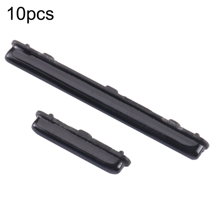 For Samsung Galaxy A40 SM-A405 10pcs Power Button + Volume Control Button(Black)