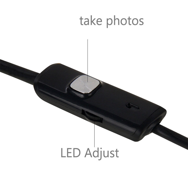 AN97 Water-resistant Micro USB Endoscope Hard Tube Inspection Camera for Parts of OTG Function Android Mobile Phone, with 6 LEDs, Lens Diameter:8mm(Length: 2m)