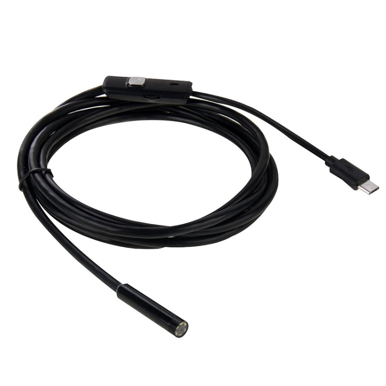 AN97 Water-resistant Micro USB Endoscope Hard Tube Inspection Camera for Parts of OTG Function Android Mobile Phone, with 6 LEDs, Lens Diameter:8mm(Length: 3.5m)