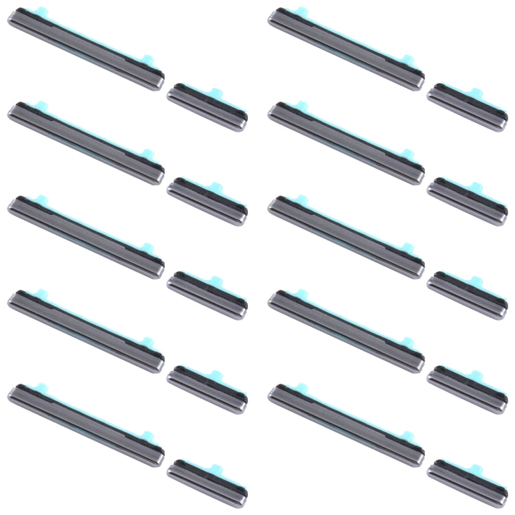 For Samsung Galaxy S20 Ultra SM-G988 10pcs Power Button + Volume Control Button(Grey)