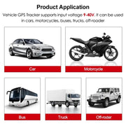 4G US Version 9V-30V 3Pin GPS Positioning Tracker Mini Water-resistant Vehicle Tracking System