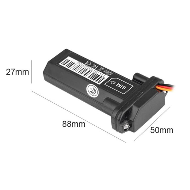 4G AU Version 9V-30V 3Pin GPS Positioning Tracker Mini Water-resistant Vehicle Tracking System