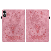For Xiaomi Redmi Pad Pro 12.1 Butterfly Rose Embossed Leather Tablet Case(Pink)