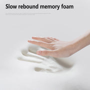 Car Headrest Cushion Car Seat Pillows Neck Protectors Memory Cotton Pillow(Coffee)