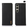 For Sony Xperia 1 VI KHAZNEH Nappa Top Layer Cowhide Leather Phone Case(Black) - free shipping - PMC TechLife - Order now!