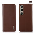 For Sony Xperia 1 VI KHAZNEH Nappa Top Layer Cowhide Leather Phone Case(Brown) - Sony Cases by PMC TechLife | Online Shopping South Africa | PMC TechLife | Buy Now Pay Later Mobicred