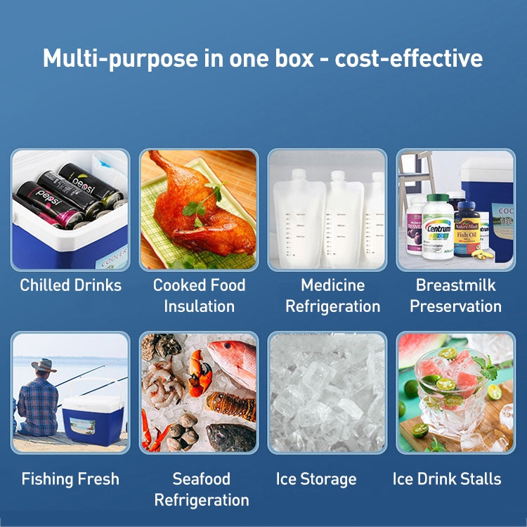 Portable Car Outdoor Ice Bucket Cooler mini Refrigerator 8L