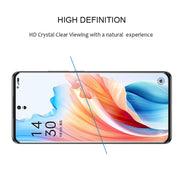 For OPPO A2 Pro 9H HD 3D Curved Edge Tempered Glass Film(Black)