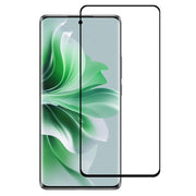For OPPO Reno11 Pro Global 9H HD 3D Curved Edge Tempered Glass Film(Black)