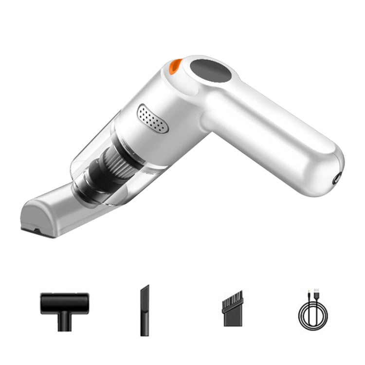 KBN-010 10000Pa Powerful Car Cordless Vacuum Cleaner Handheld Cleaning Tool, Spec:Standard Version(White)