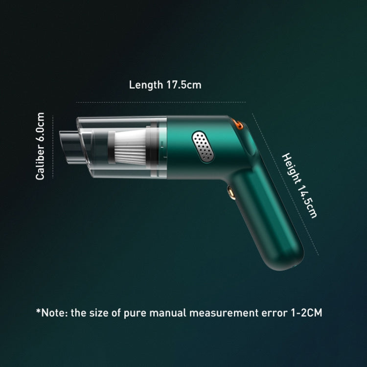 KBN-010 10000Pa Powerful Car Cordless Vacuum Cleaner Handheld Cleaning Tool, Spec:Standard Version(Black)