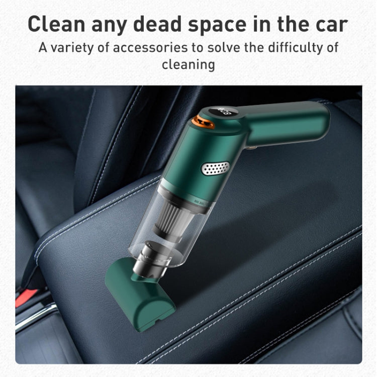 KBN-010 10000Pa Powerful Car Cordless Vacuum Cleaner Handheld Cleaning Tool, Spec:Standard Version(Black)
