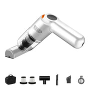KBN-010 10000Pa Powerful Car Cordless Vacuum Cleaner Handheld Cleaning Tool, Spec:Deluxe Version(White)