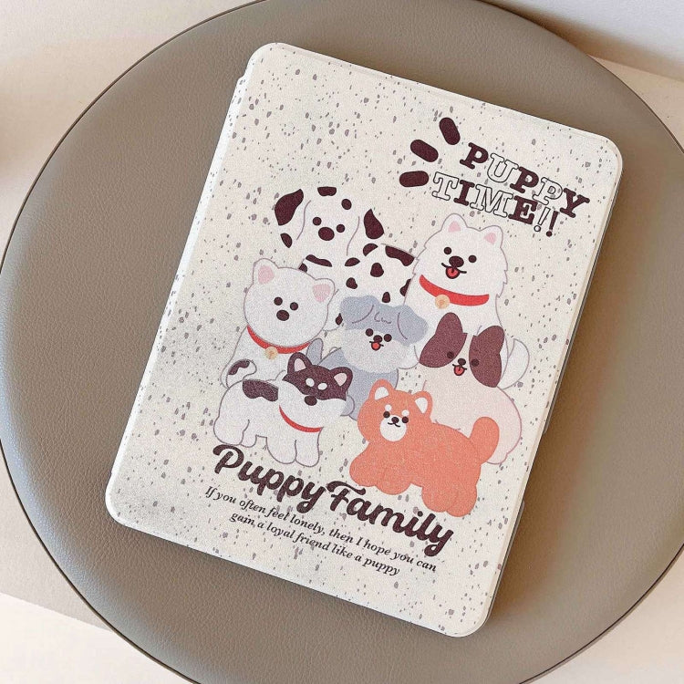 For iPad Air 11 2024 / iPad Pro 11 Painted Magnetic Split Leather Tablet Case(Puppy)