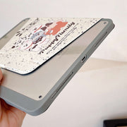 For iPad Air 11 2024 / iPad Pro 11 Painted Magnetic Split Leather Tablet Case(Puppy)