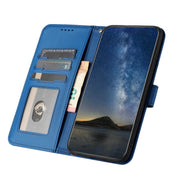 For Realme C53 Datura Flower Embossed Flip Leather Phone Case(Blue)
