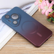For Huawei Pura 70 Liquid TPU Silicone Gradient MagSafe Phone Case(Blue Purple)