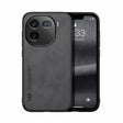 For vivo iQOO 12 Skin Feel Magnetic Leather Back Phone Case(Dark Grey) - iQOO 12 Cases by PMC TechLife | Online Shopping South Africa | PMC TechLife