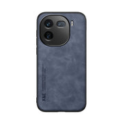 For vivo iQOO 12 Pro Skin Feel Magnetic Leather Back Phone Case(Blue)