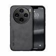 For vivo X100 Pro Skin Feel Magnetic Leather Back Phone Case(Dark Grey) - free shipping - PMC TechLife - Order now!