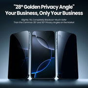 For iPhone 16 Pro Max NILLKIN Guardian Full Coverage Privacy Tempered Glass Film