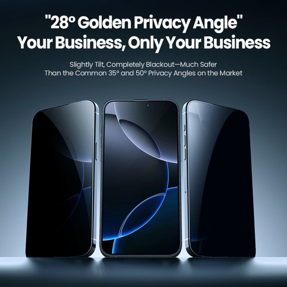 For iPhone 16 Pro Max NILLKIN Guardian Full Coverage Privacy Tempered Glass Film