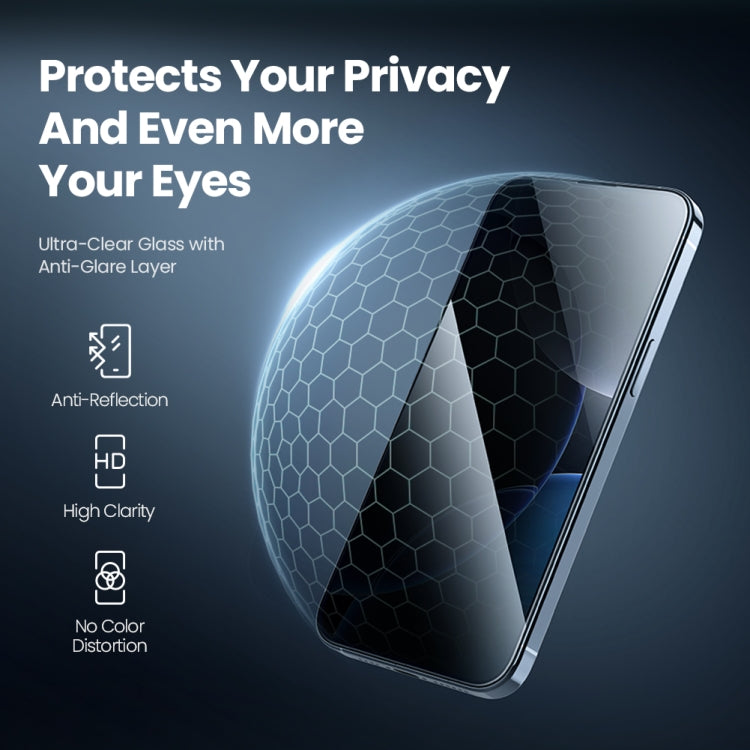 For iPhone 16 Pro Max NILLKIN Guardian Full Coverage Privacy Tempered Glass Film