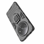 For Xiaomi Redmi A3 4G Shockproof PC + TPU Holder Phone Case(Black)