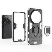 For Xiaomi 14 Ultra Shockproof PC + TPU Holder Phone Case(Red)