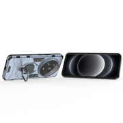 For Xiaomi 14 Ultra Shockproof PC + TPU Holder Phone Case(Navy Blue)