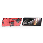 For Xiaomi Redmi Turbo 3 Shockproof PC + TPU Holder Phone Case(Red)