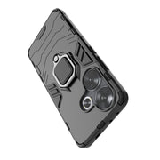 For Xiaomi Redmi Turbo 3 Shockproof PC + TPU Holder Phone Case(Navy Blue)
