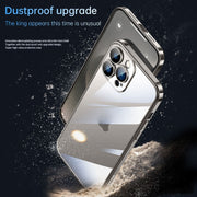 For iPhone 15 Pro Max SULADA JINGJIA Series Lens Protector PC Phone Case(Silver)