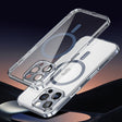 For iPhone 16 Pro SULADA Jingpin Series MagSafe All-inclusive Lens Electroplated TPU Phone Case(Transparent Blue) - iPhone 16 Pro Cases by SULADA | Online Shopping South Africa | PMC TechLife | Buy Now Pay Later Mobicred