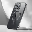 For iPhone 15 Pro SULADA MagSafe Plating TPU Shockproof Phone Soft Case(Black) - iPhone 15 Pro Cases by SULADA | Online Shopping South Africa | PMC TechLife | Buy Now Pay Later Mobicred