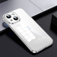 For iPhone 15 Plus SULADA Shine Through Series Plating TPU Transparent Phone Case(Silver) - iPhone 15 Plus Cases by SULADA | Online Shopping South Africa | PMC TechLife