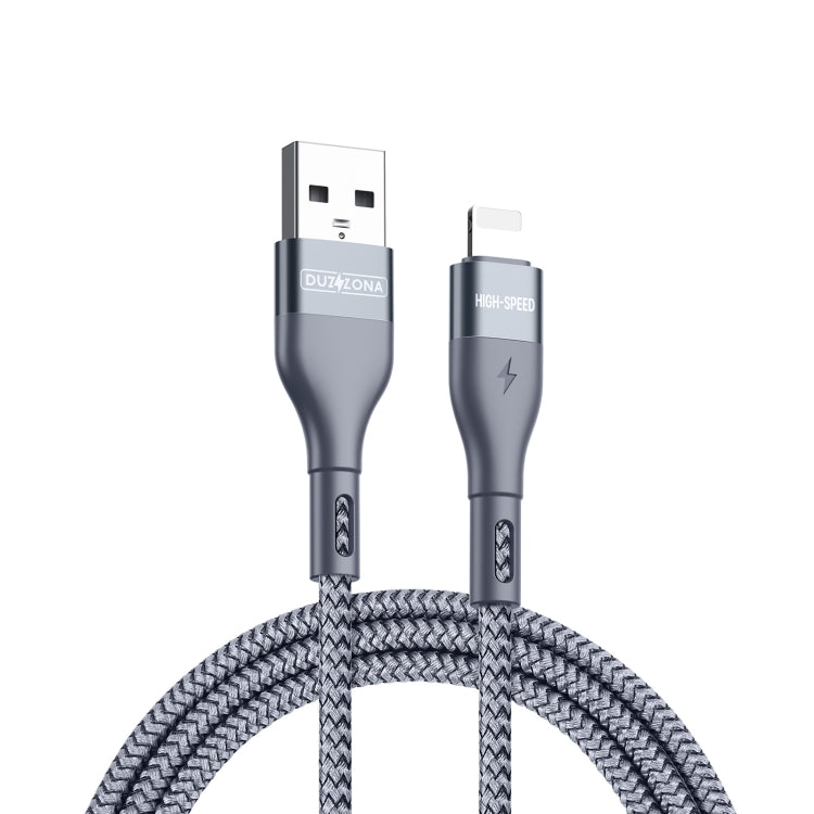 DUZZONA A7 2.4A USB to 8 Pin Charging Data Cable, Length:1m