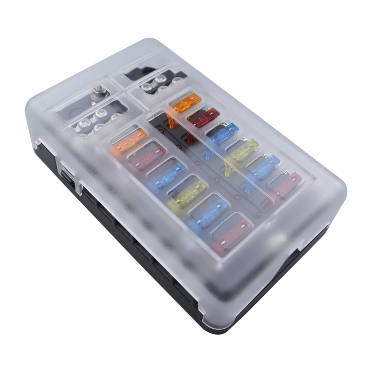 CP-4039 12 Way Fuse Block with 24pcs Fuses and 12pcs Rerminals