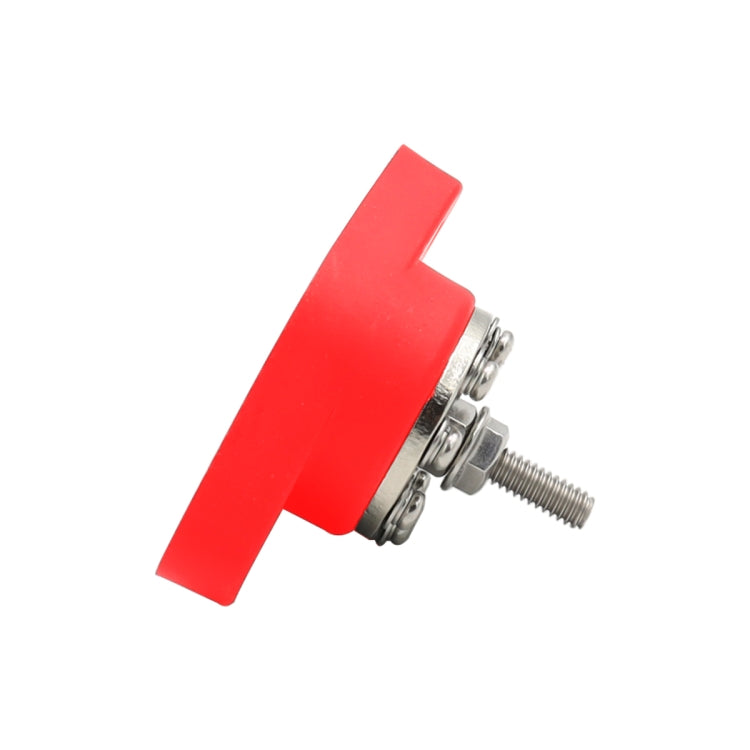 5/16 inch M8 RV Yacht 8-way Terminal Stud with 2pcs M5x20 Screws(Red)
