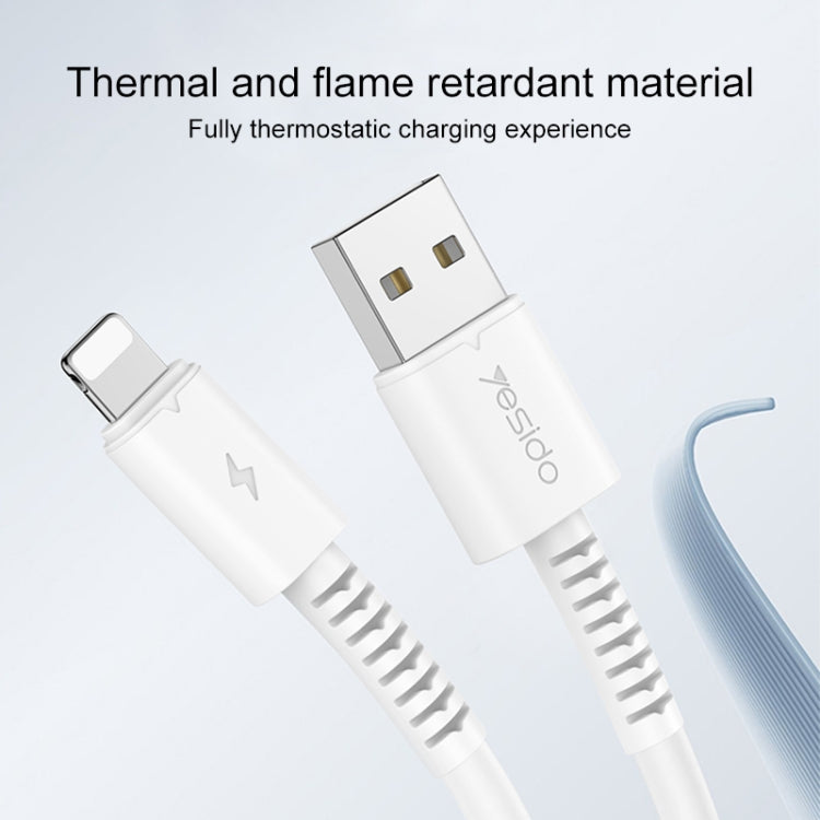 Yesido CA120L 2A USB to 8 Pin Fast Charging Data Cable, Length:1m