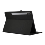 For Samsung Galaxy Tab S9+ / S10+ Horizontal Flip TPU + Fabric PU Leather Tablet Case(Black)