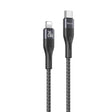 Yesido CA155 PD 20W USB-C / Type-C to 8 Pin Charging Data Cable, Length: 1m(Black) - 2 in 1 Cable by Yesido | Online Shopping South Africa | PMC TechLife | Buy Now Pay Later Mobicred