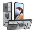 For OnePlus 11R 5G Sliding Camshield TPU + PC Shockproof Phone Case with Holder(Grey) - OnePlus Cases by PMC TechLife | Online Shopping South Africa | PMC TechLife | Buy Now Pay Later Mobicred