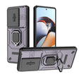 For OnePlus 11R 5G Sliding Camshield TPU + PC Shockproof Phone Case with Holder(Purple) - OnePlus Cases by PMC TechLife | Online Shopping South Africa | PMC TechLife | Buy Now Pay Later Mobicred