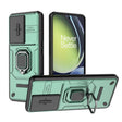 For OnePlus Nord CE 3 Lite 5G Sliding Camshield TPU + PC Shockproof Phone Case with Holder(Green) - OnePlus Cases by PMC TechLife | Online Shopping South Africa | PMC TechLife | Buy Now Pay Later Mobicred