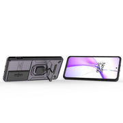 For OnePlus ACE 3V Sliding Camshield TPU + PC Shockproof Phone Case with Holder(Purple)
